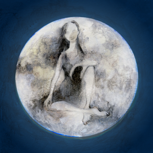 Selene logo: Lady in the Moon